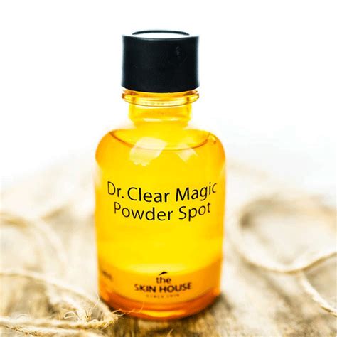 Magic powder for clear skin spots